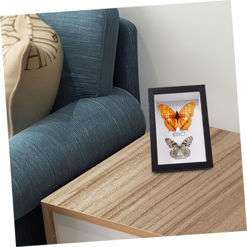 2pcs Rustic Frame Display Case for Dried Flowers Insect Specimens Picture Frame for Craft Wedding Memories Sturdy Craftsmanship for Collectibles - Image 5