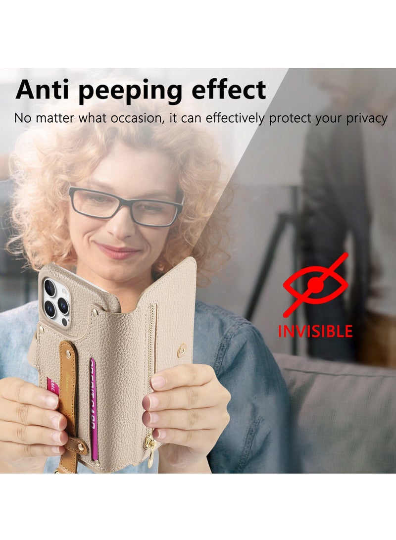 YANCI iPhone 16 Pro Case, iPhone 16 Pro Wallet Case with Card Holder,iPhone 16 Pro Phone Cover,Leather Flip Folio Case for iPhone 16 Pro 6.3'' - Image 5