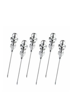 Generic Bearing Grease Injector Needle，Removable Needle Grease Dispenser 6pcs，for Injecting Grease Into Sealed Bearings and CV Joints  - Image 1