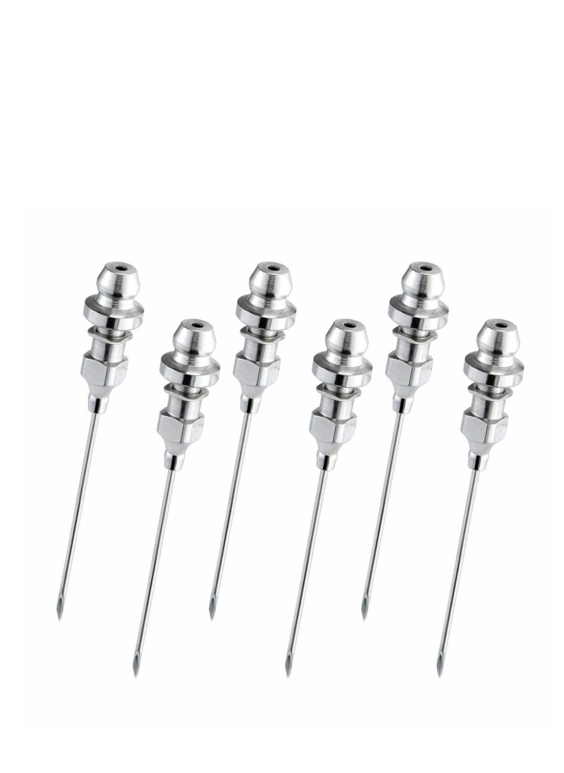 Generic Bearing Grease Injector Needle，Removable Needle Grease Dispenser 6pcs，for Injecting Grease Into Sealed Bearings and CV Joints  - Image 1
