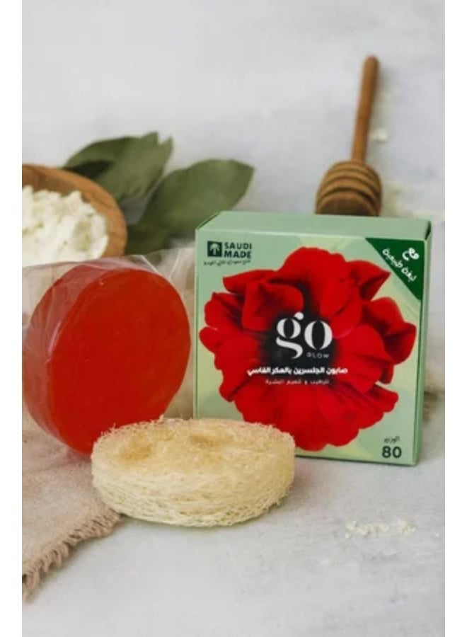 GO GLOW Two Pieces of Glycerin Renewal Luxury Soap 80 g - Image 3