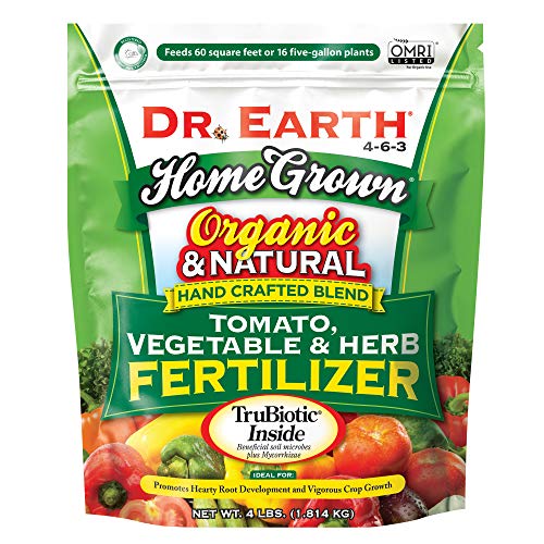 Dr. Earth سماد الطماطم والخضروات والأعشاب العضوي من دكتور إيرث - 4 رطل - Image 1