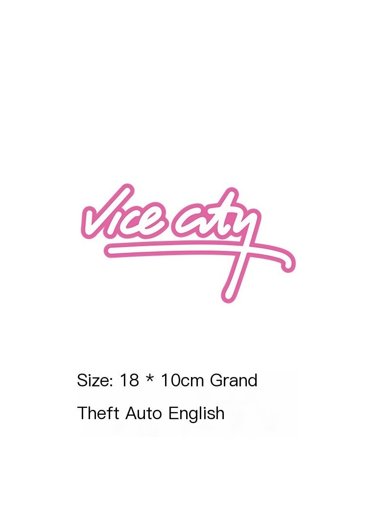 YANCI Car Stickers Retro Beach Coconut Trees Sunset Window Glass Stickers Set - Image 4