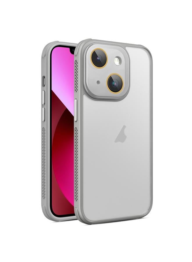 Zaboon Case For iPhone 13 Hardware Side Cooling Skin Feel Frosted Phone Case with Lens Film - Image 1