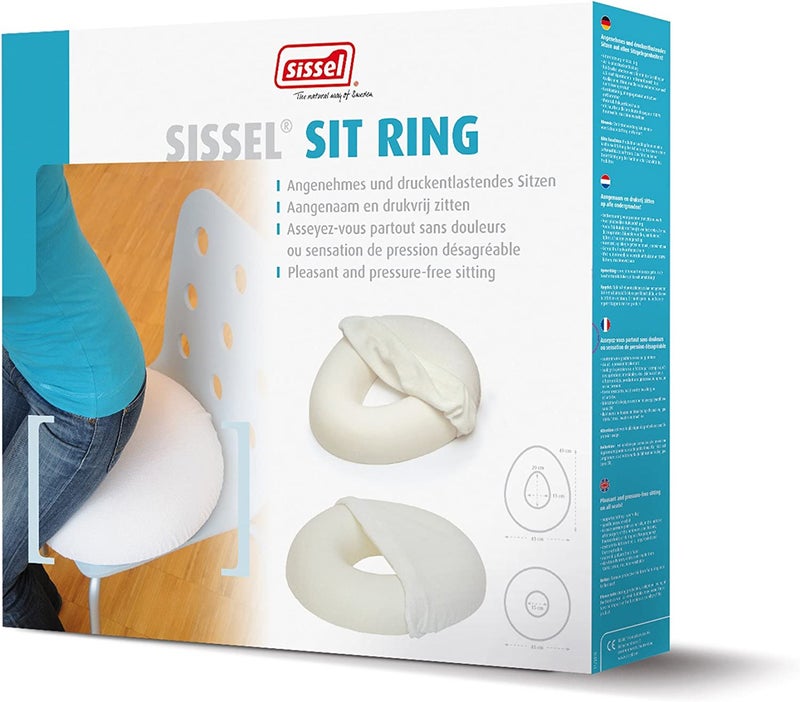 Sissel Sit Ring With Terry cover White