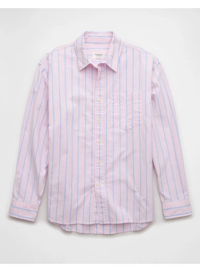 American Eagle Striped Regular Fit Shirt