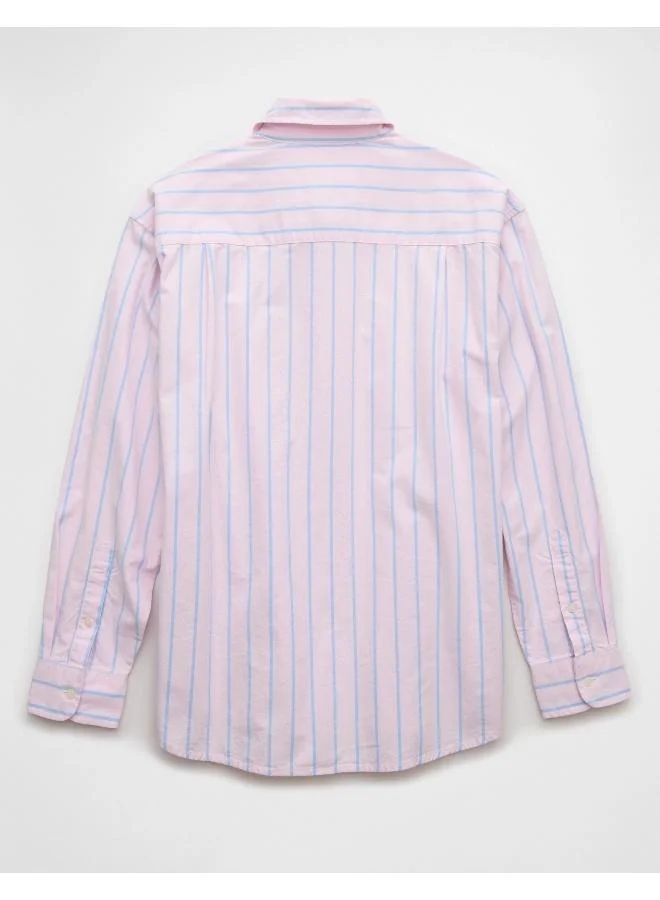 American Eagle Striped Regular Fit Shirt