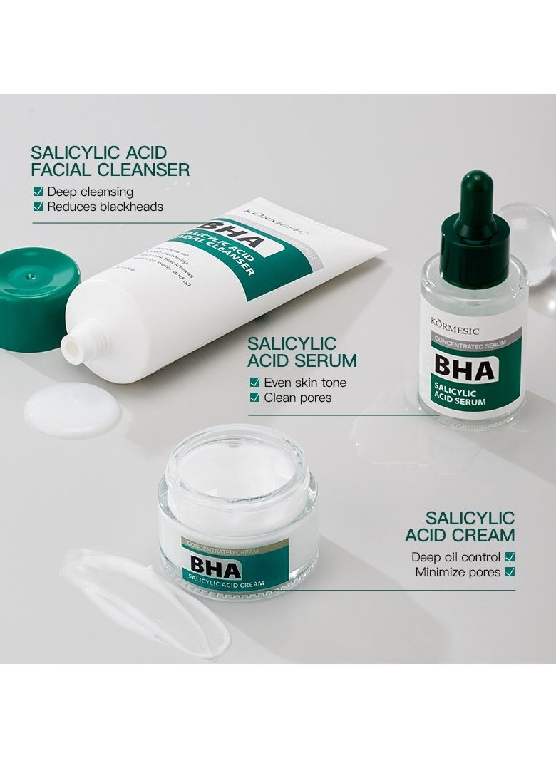 Kormesic Salicylic Acid Face Cream 30g | Oil Control & Hydration, Smooths Skin - Image 2