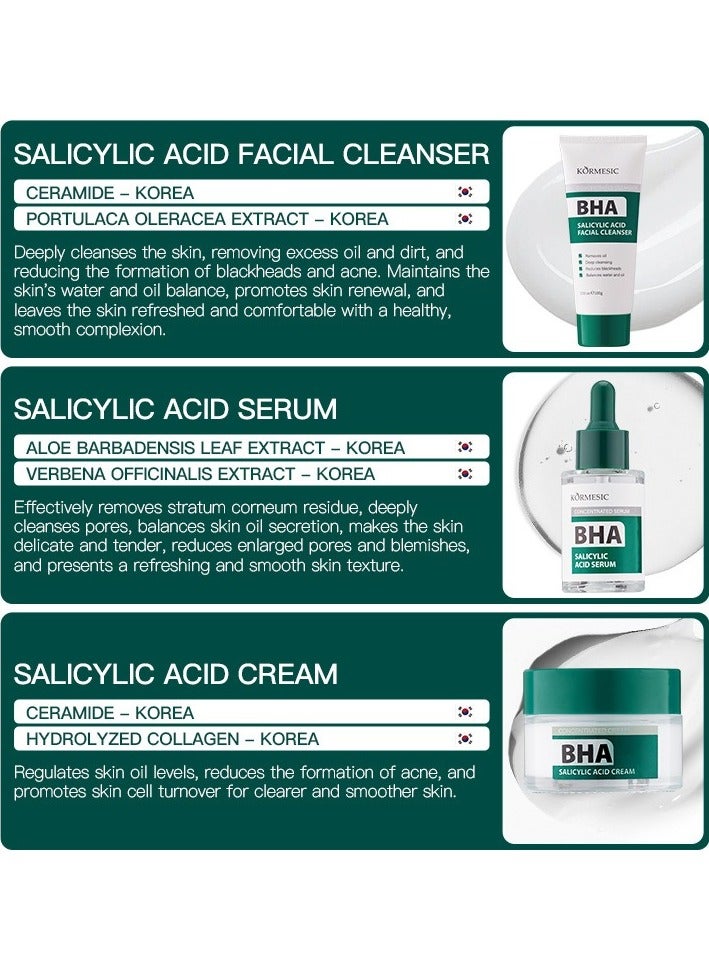 Kormesic Salicylic Acid Face Cream 30g | Oil Control & Hydration, Smooths Skin - Image 3