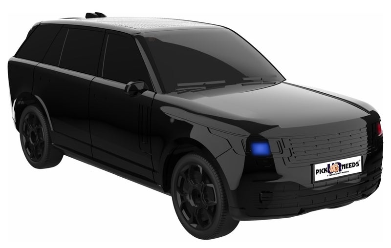 Pick Ur Needs Car Design Wireless Speaker USB/TF Card/FM Support RGB Light 1200mAh Battery 10 W Car Toy Design Bluetooth Speaker (Black) - Image 1