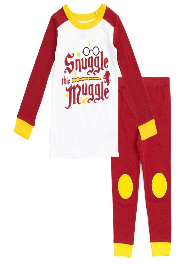 Harry Potter Infant Baby Boys Pajama Shirt and Pants Set White/Red 12 Months - Image 1