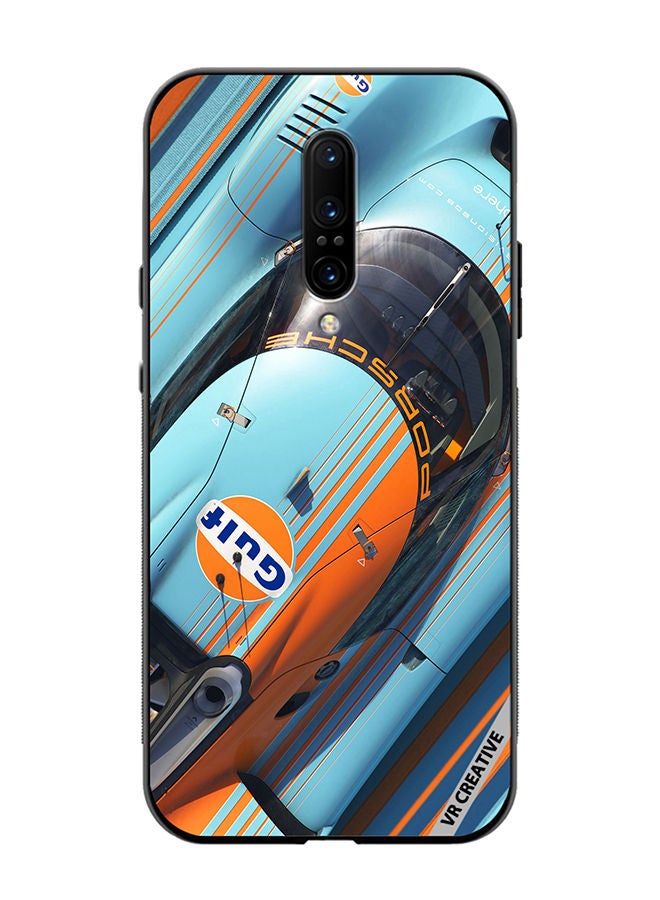 VR CREATIVE Protective Case Cover For OnePlus 7 Pro Porsche Gulf Design Multicolour - Image 1