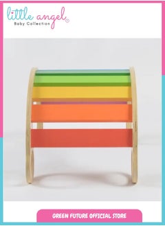 Wooden Rocker for Kids Rainbow Balance Board Climbing Arch Frame Toddler Indoor Play Gym Rocking Balance Board Toy - pzsku/ZE86FB39D2752E4E5665CZ/45/_/1740644603/c589e899-38ba-48aa-8b99-6cfdf0fe9798