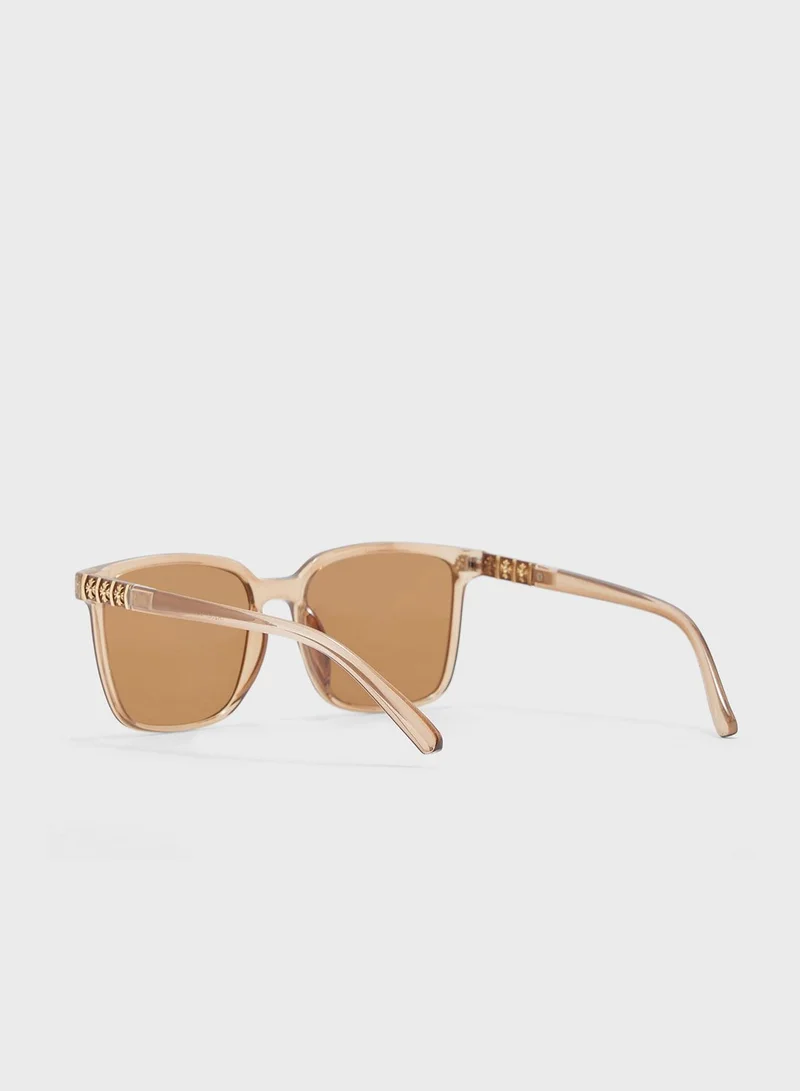 Seventy Five Polarized Square Len Sunglasses