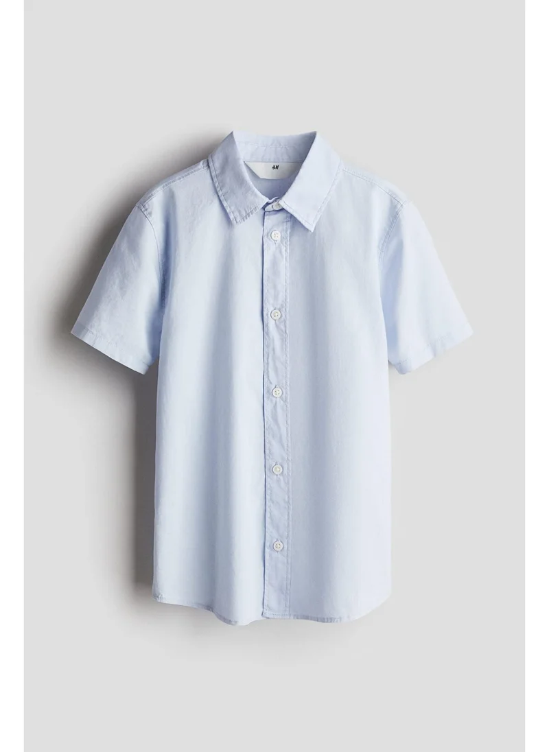 H&M Short-sleeved cotton shirt