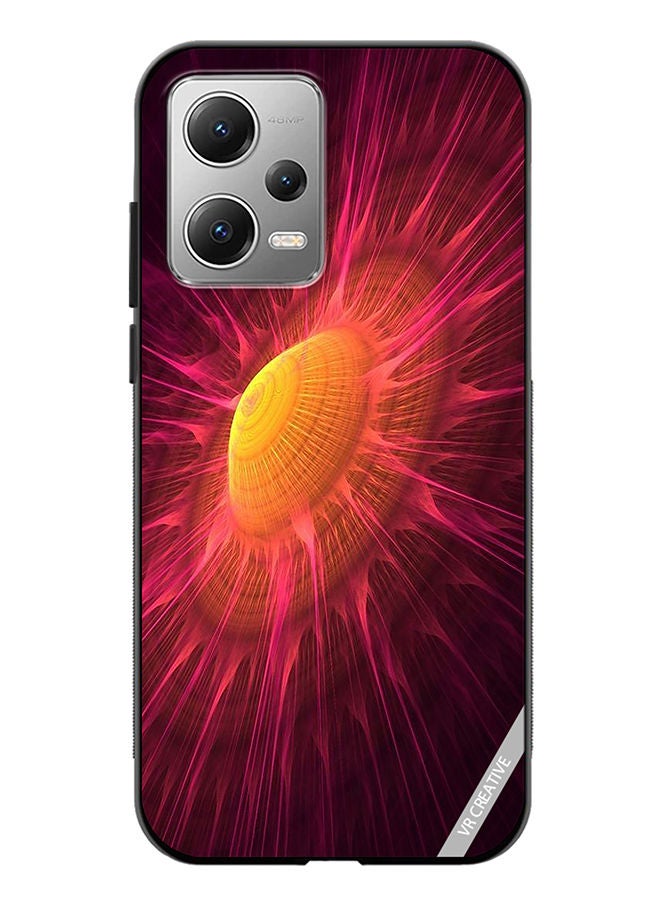 VR CREATIVE Protective Case Cover For Xiaomi Redmi Note 12 Abstract Design Multicolour - Image 1