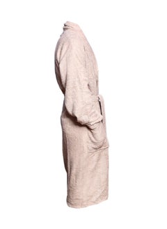 AZM Bathrobe – 400 GSM 100% Cotton Terry Silky Soft Spa Quality Comfort – Shawl Collar & Pocket S/M  - Image 3