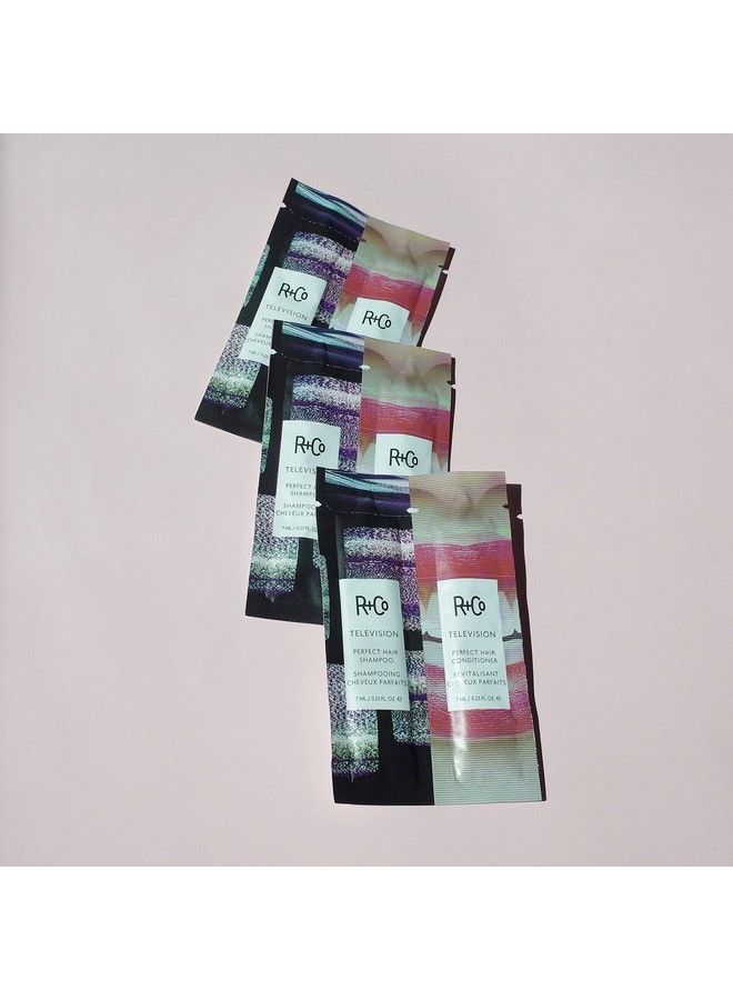 R+Co Television Perfect ShampooConditioner Tandem Packette  Body  Shine  Smoothing For All Hair Types  Vegan  CrueltyFree  .46 Ml - Image 4
