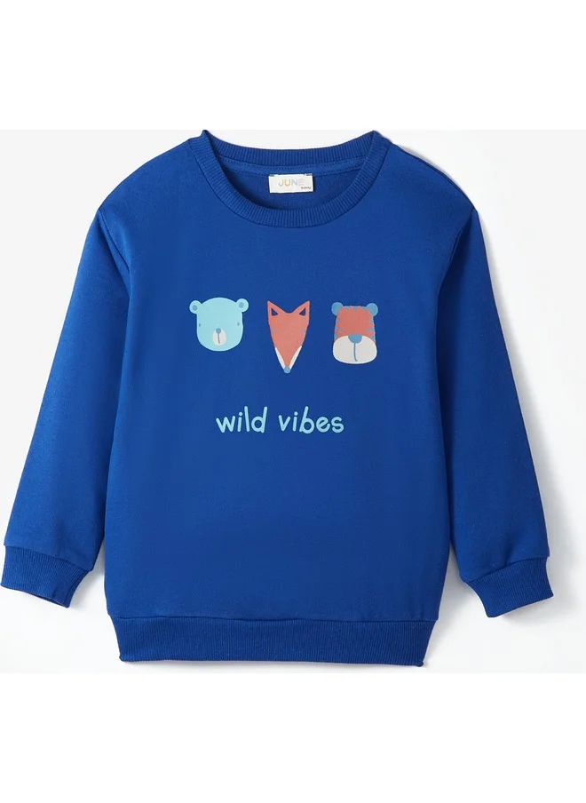 جون June Baby Wild Sweatshirt Saxe