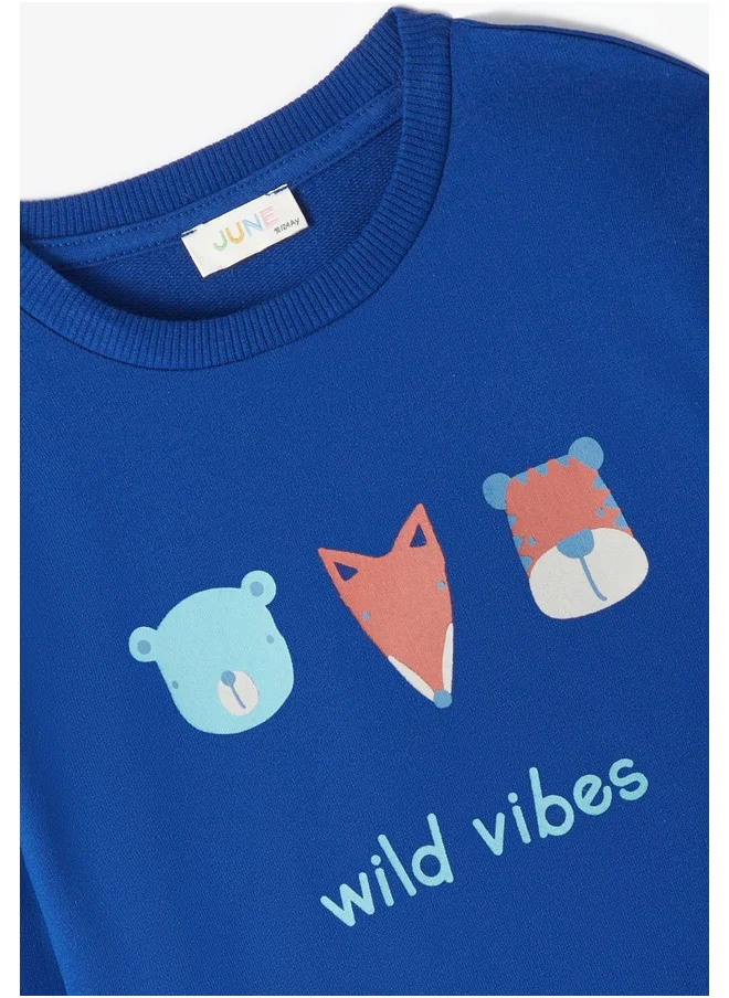 جون June Baby Wild Sweatshirt Saxe