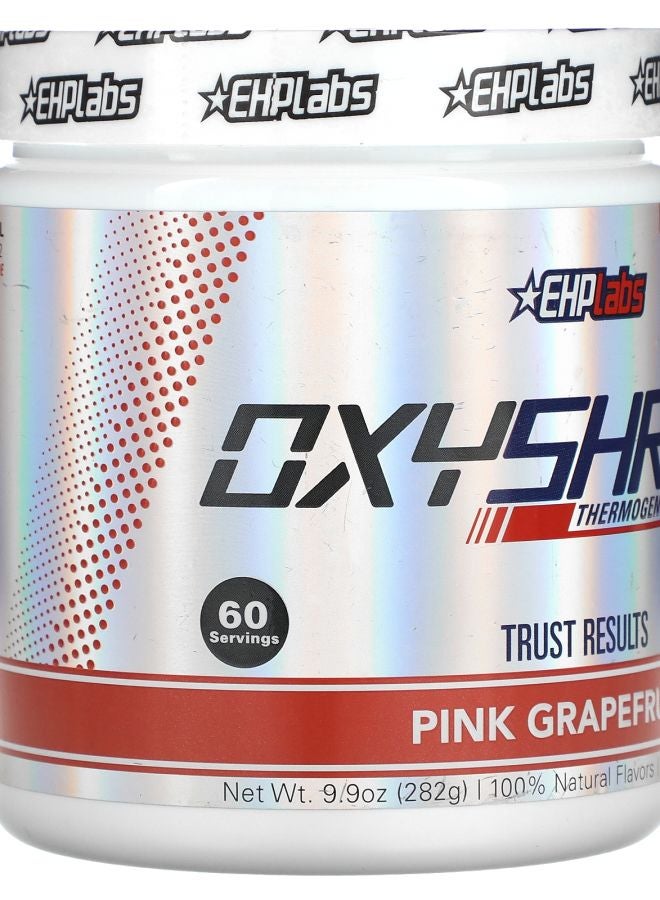 EHPLabs OxyShred Thermogenic Fat Burner Pink Grapefruit 9.9 oz (282 g) - Image 2