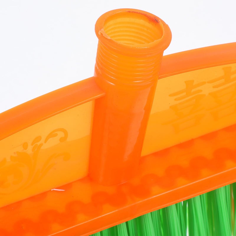 Plastic Broom Head Replacement With Five Row Stiff Bristles For Household Floor Cleaning - Image 4