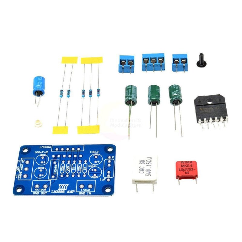 LM3886TF 60 Watt Mono Digital Power Amplifier DIY Kit Module Board AC 20V 28V - Image 1