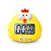 LVGADR Kitchen Timer Cute Cartoon Animal Countdown Digital Cooking Timer with Magnetic LCD LargeScreen Visual Clock Hangable Alarm Clock with Standfor Cooking Bake Sport Game TimerXG - Image 2