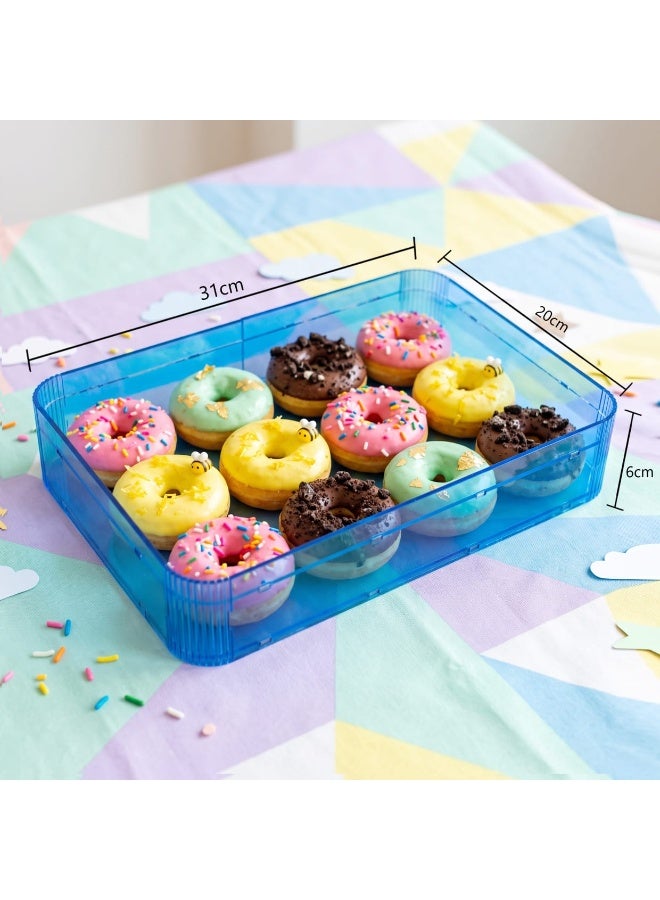 A luxurious transparent gift tray. This tray is primarily used for presenting and arranging Eid and special occasion favors (Size: 20 x 31 cm). - Image 4