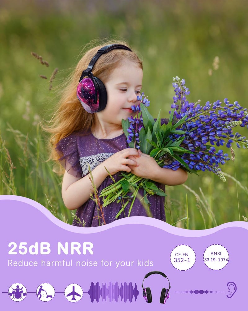 ZOHAN EM030 Kids Ear Protection, Noise Cancelling Headphones Ear Muffs for Autism Sensory, Safety Noise Reduction Hearing Protection for Monster Truck/Concerts/Fireworks/Air Shows - Image 4