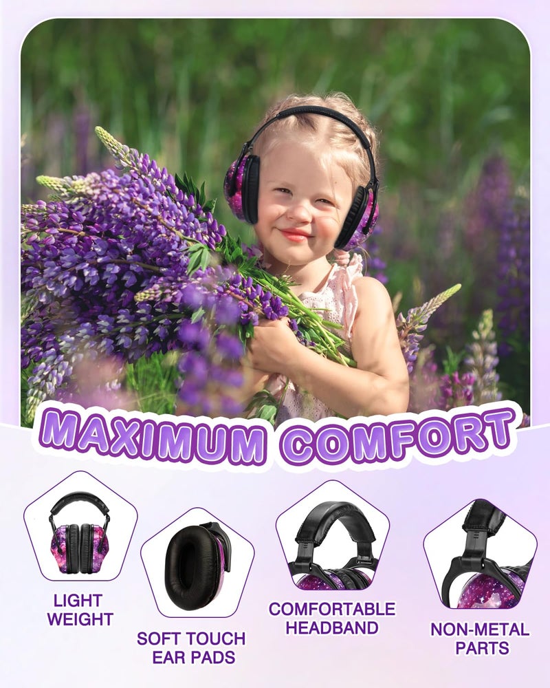ZOHAN EM030 Kids Ear Protection, Noise Cancelling Headphones Ear Muffs for Autism Sensory, Safety Noise Reduction Hearing Protection for Monster Truck/Concerts/Fireworks/Air Shows - Image 5