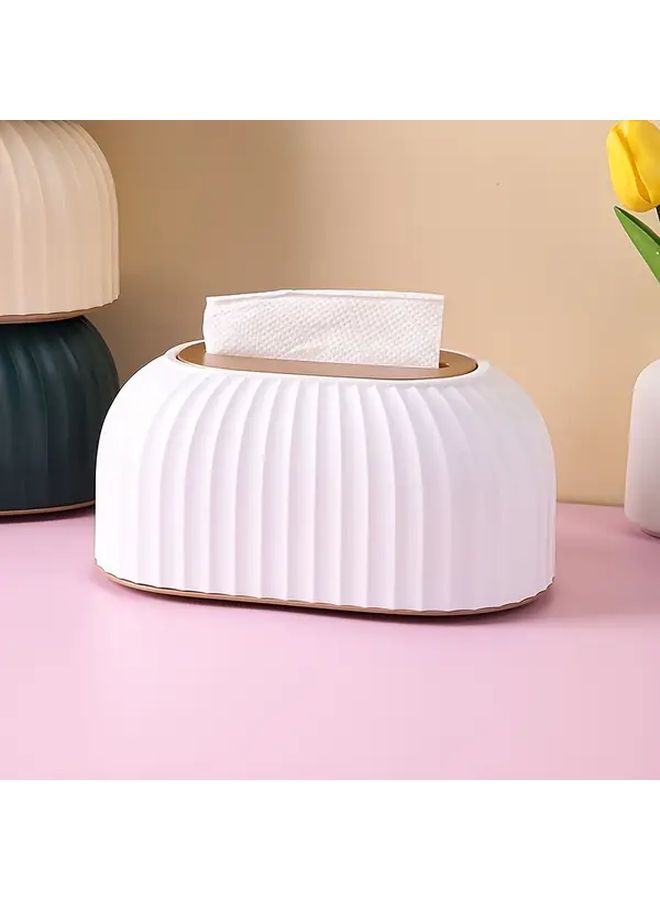 Modern Automatic Lift Tissue Box In Light Luxury Green With Storage For Living Room - Image 5