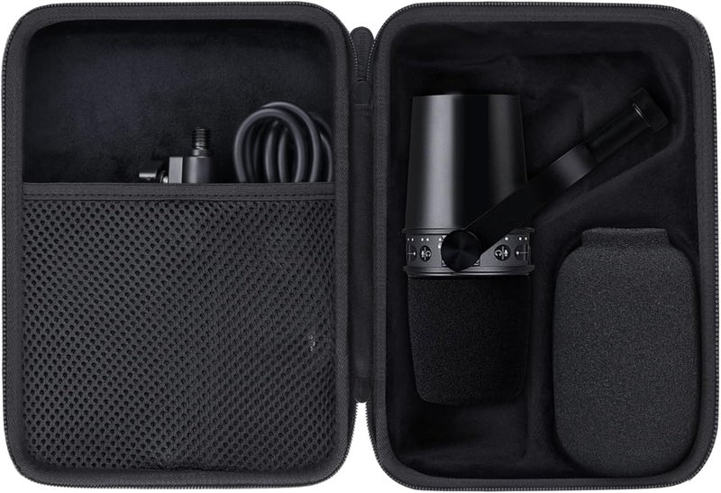 Aenllosi Hard Carrying Case Compatible with Shure SM7B/MV7 SM7dB Vocal Dynamic Microphone for Broadcast (SM7B/MV7/ SM7dB) - Image 2
