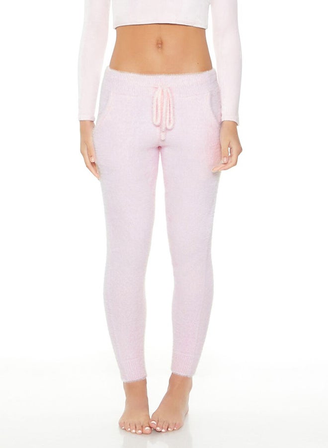 FOREVER 21 Fuzzy Sweater-Knit Joggers - Image 2