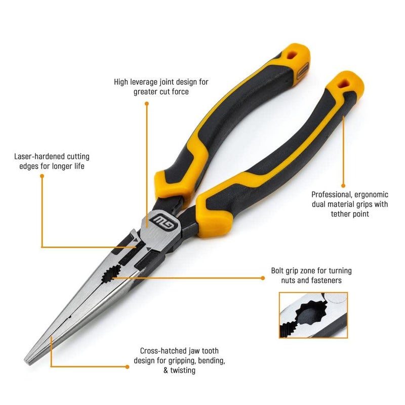 GEARWRENCH 6 Pc. Pitbull Dual Material Mixed Plier Set - 82204C - Image 4
