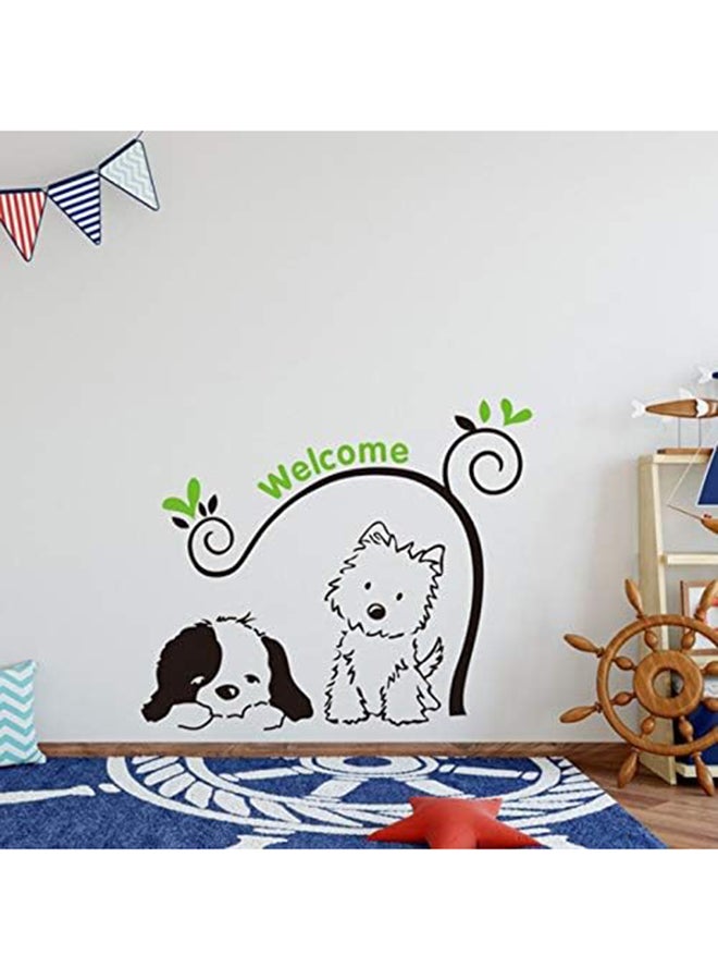Cartoon (Cat and Dog) Wall Decal Decor Sticker Removable Wall Decal For Baby Boys and Girls Nursery Children's Bedroom Kids Room Stickers Home Decor - Image 3