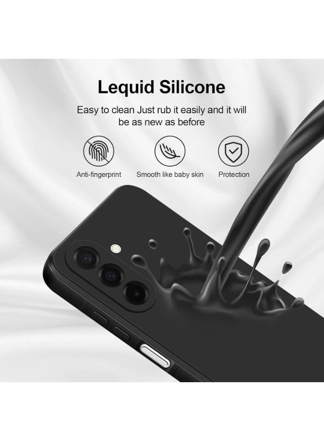ACLIX Premium Liquid Silicone Case for Samsung Galaxy A16 Slim Fit, Soft Touch with Microfiber Lining & Enhanced Camera Protection - Durable & Anti-Fingerprint | Black - Image 4