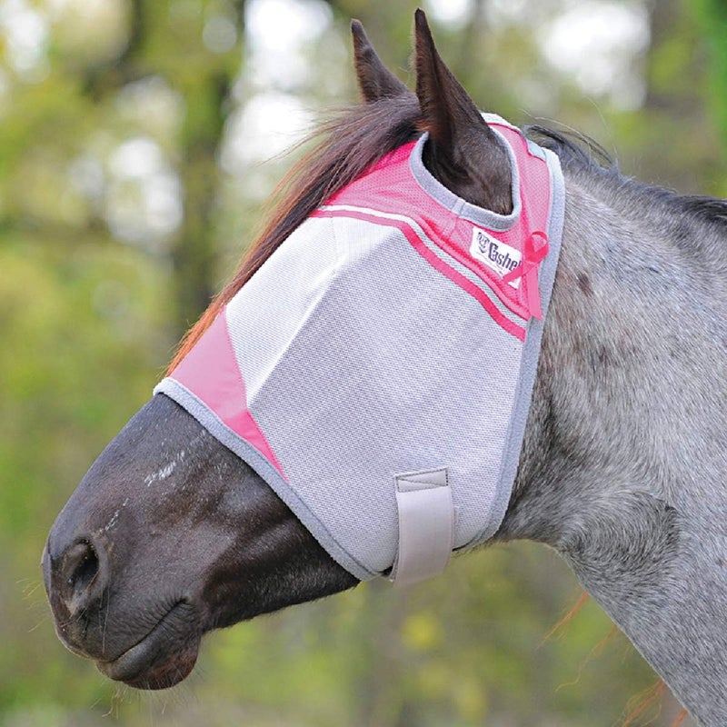 Cashel Crusader Fly Mask Standard Pink Horse - Image 2