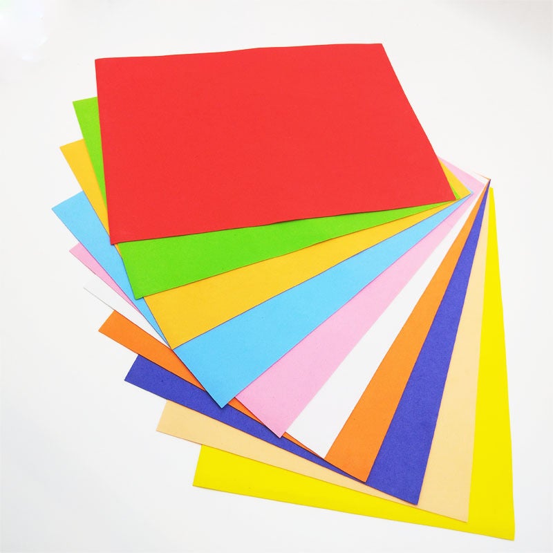 Foam Sponge Sheets 1mm Thick A4 Size 10 Vibrant Colors Easy To Cut Non-Toxic Craft Paper - Safe For Kids Art And Crafts For Kindergarten Art Projects Decorative Handicrafts - Image 1
