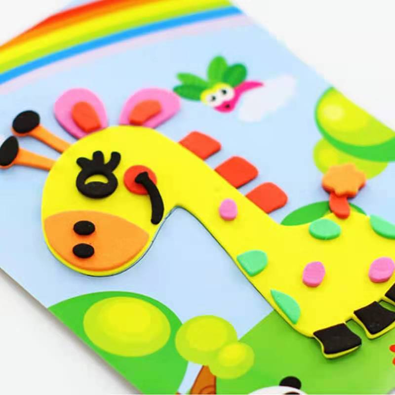 Foam Sponge Sheets 1mm Thick A4 Size 10 Vibrant Colors Easy To Cut Non-Toxic Craft Paper - Safe For Kids Art And Crafts For Kindergarten Art Projects Decorative Handicrafts - Image 3