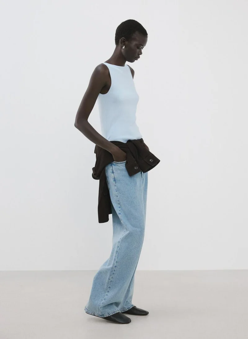 مانجو Fine-knit top