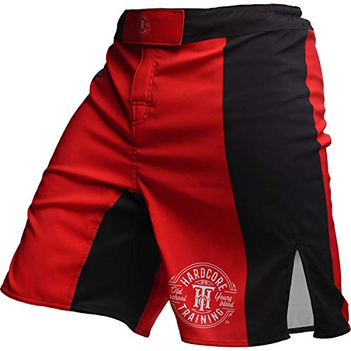Hardcore Training Fight Shorts Recruit Black Green Red Purple Blue Men's Boxing MMA BJJ Grappling Kickboxing No Gi - Image 2