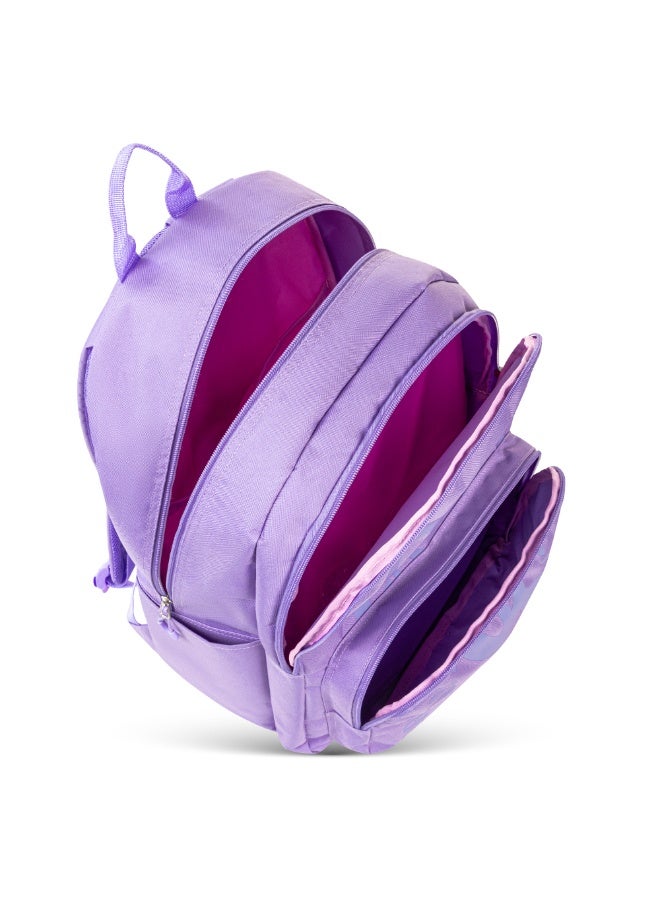HYDROBREW 18" Backpack w/ Bento Lunch Box - Purple - Image 5