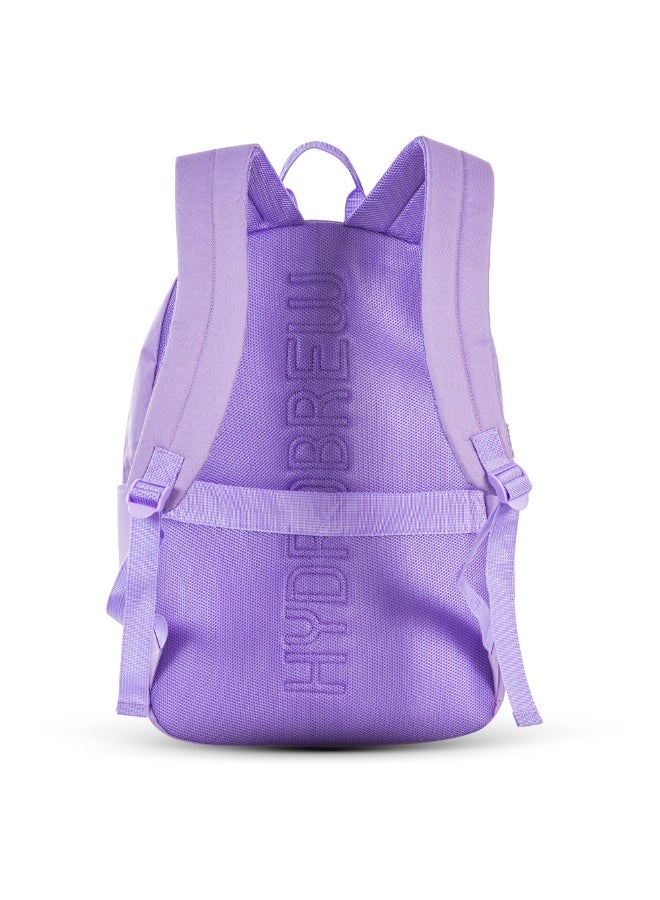 HYDROBREW 18" Backpack w/ Bento Lunch Box - Purple - Image 4