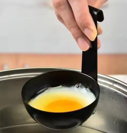 SHOPECOM SHOPECOM Egg Boiler Poached Egg Maker Kitchen Utensil Holder Microwave Steamer Stainless Egg Poacher Bbq Tools Eggwich Maker Egg Cooker Stainless Steel Boiled Kitchen Dining & Bar Tools(1pc)  - Image 2