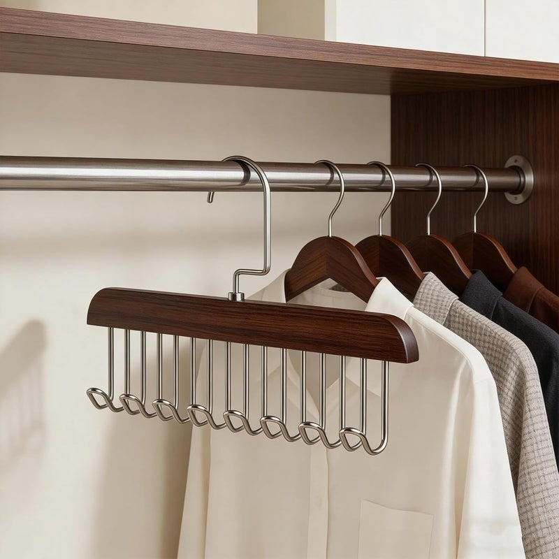 general Multi-Functional Clothes Hanger, Bra Organizer with 8 Hooks and 360°  Rotation - Image 2