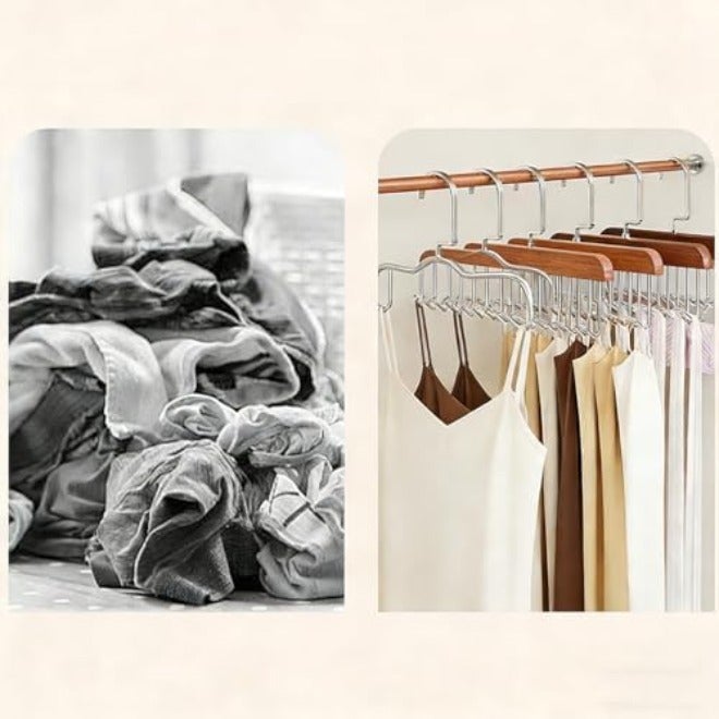 general Multi-Functional Clothes Hanger, Bra Organizer with 8 Hooks and 360°  Rotation - Image 5