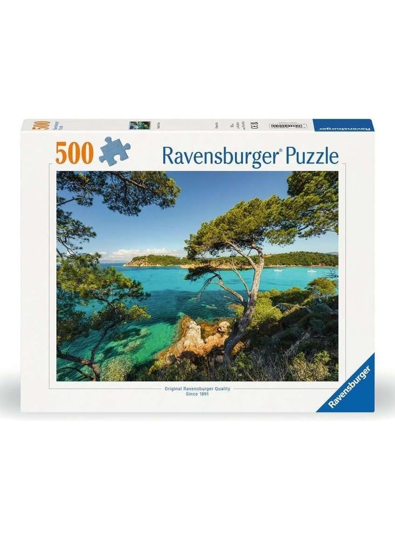 Ravensburger SchÃ¶ne Aussicht Puzzle â€“ 500 Piece Jigsaw Puzzle for Adults and Kids Featuring a Beautiful Scenic View, Premium Quality with Perfect Fit Pieces for Relaxing and Educational Fun | 12000219-2 - Image 1
