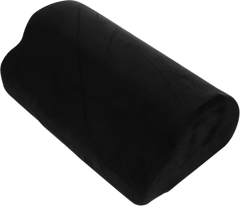 Desk Foot Rest Leg Cushion Half-Round Plush Foot Pad Office Home Pillow for Desk Chair Ergonomic Leg Pillow for Work and Relaxation - Image 1