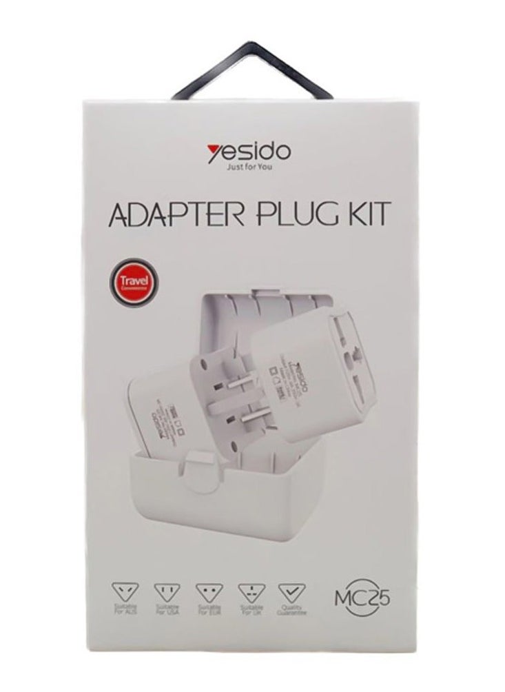 Yesido Yesido MC25 Travel Adapter Charger Kit  - Image 1